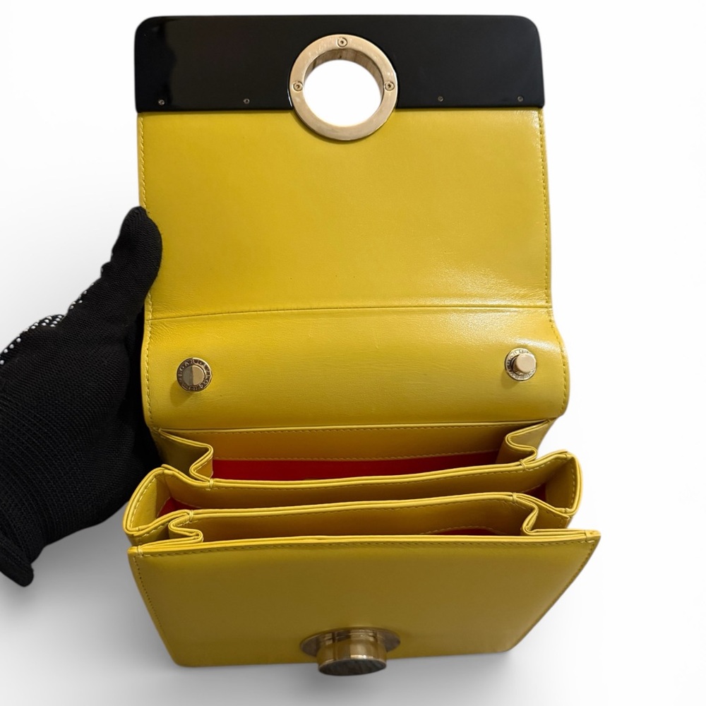 SOLD‼️ Bvlgari Yellow and Black Shoulder Bag - Picture 3 of 7